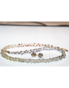 Regenbogen-Kette aus Silber