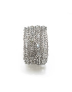 Modell 46: Edelstahl-Ring mit Labradorit