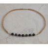 Kette aus Kupfer mit Lava