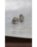 Ohrring Silberknospe - schichte Schönheit