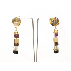 Modell 118a: Turmalinwürfel als Ohrschmuck