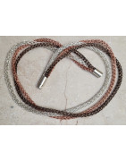 Drei Farben mit Silber und warmen Tönen