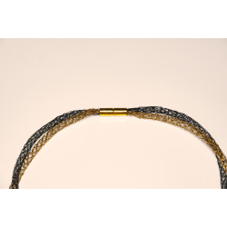 Zwei Farben Schwarz-Gold