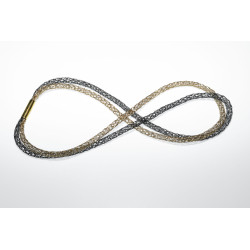 Zwei Farben Schwarz-Gold