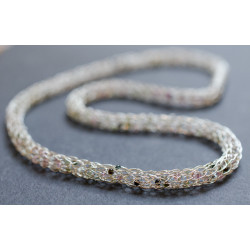 Silber-Kette strahlt mit Turmalinen
