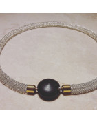 Silber-Kette mit Mooreiche