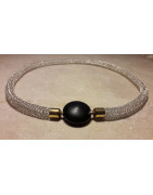 Silber-Kette mit Mooreiche